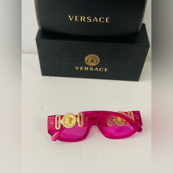VERSACE VE4361 BIGGIE SUNGLASSES IN PINK - Picture 16 of 16
